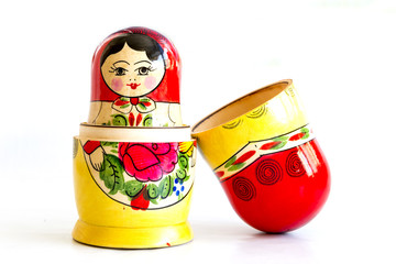 Traditional Russian matryoshka dolls