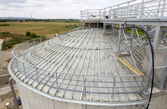 Wastewater Treatment Facility Outdoors