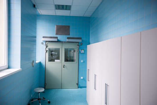 View of hospital corridor