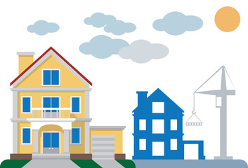 construction of private houses