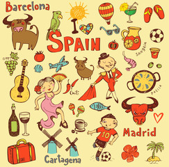 Spain icons collection