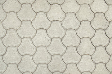 Obraz premium Old grey stone pavement background texture