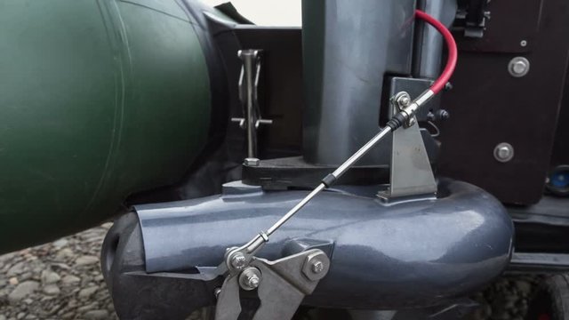 outboard motor with water jet