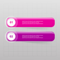 Vector lines arrows infographic.