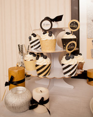 Stylish candy bar for children's birthday