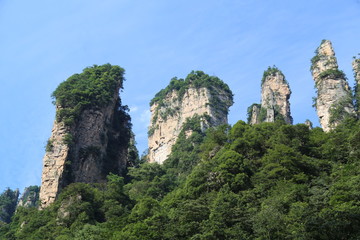 Fototapeta na wymiar Zhangjiajie National Forest Park