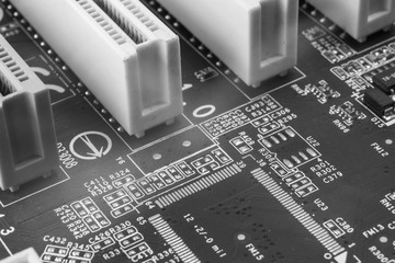 connect ion of chipset on mainboard pc