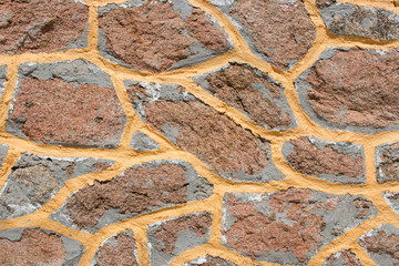 Hintergrund – spanische Natursteinmauer