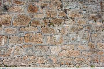 Hintergrund – spanische Natursteinmauer