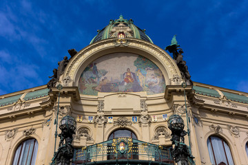 Fototapeta na wymiar Municipal House, Prague