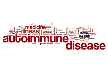 Autoimmune disease word cloud