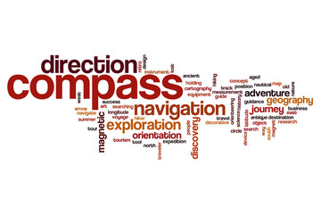 Compass word cloud