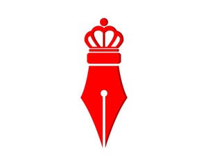 Royal pen abstract logo