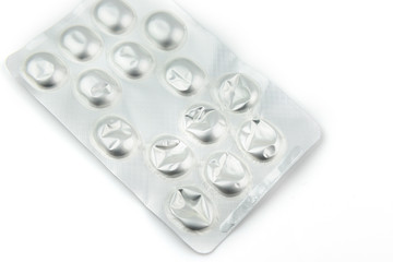 Medicine container, aluminum foil blister