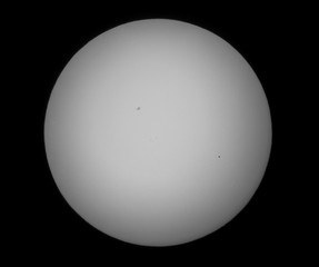 A transit of Mercury across the Sun