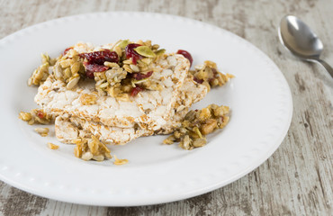 Delicious cranchy homemade snack