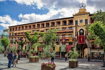 Toledo, Plaza de Zocodover - obrazy, fototapety, plakaty