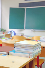 Interior of an empty school class