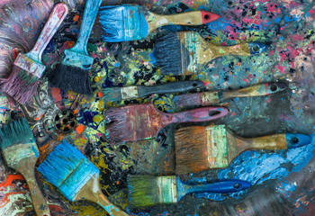 abstract background of different colors