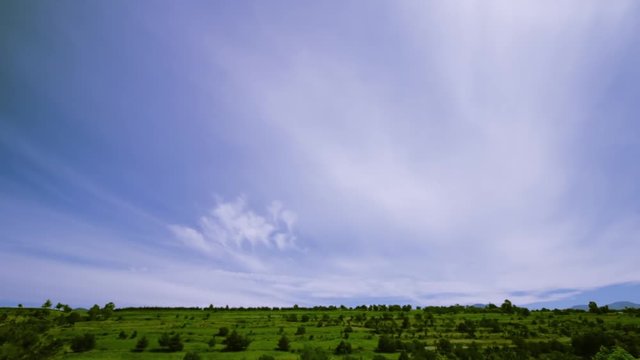 Timelapse nubes de cirros