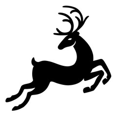 Marvellous Christmas deer running