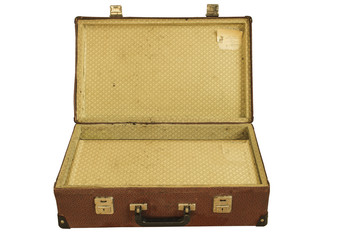 travel suitcase old