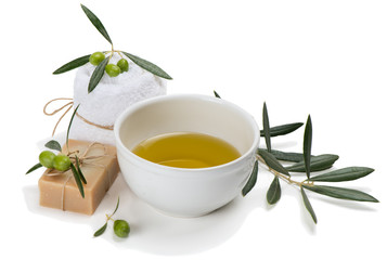 Olive spa for hands and nails.