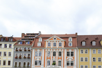 Fototapeta na wymiar Altstadtfassaden in Goerlitz
