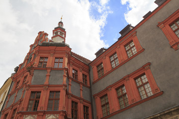 Fototapeta na wymiar Altstadtfassaden in Goerlitz