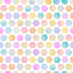 Seamless pattern of polygons.
