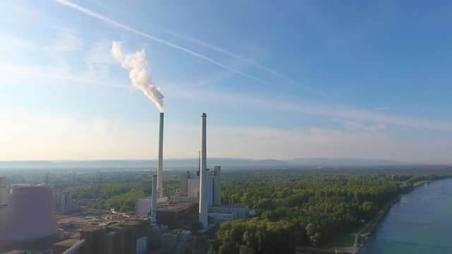 Video vom dampfenden RDK Rhein Dampf Kraftwerk Kohlekraftwerk