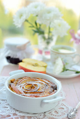 Apple  clafoutis