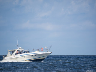Fototapeta na wymiar Motor Yacht