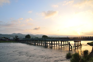 Fototapeta premium 京都 渡月橋