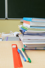 Interior of an empty school class