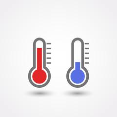 Thermometer icon. Vector