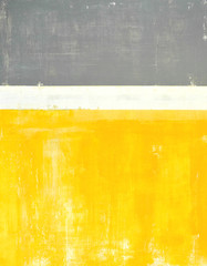 Szary i żółty streszczenie sztuka malarstwo - 119711857
