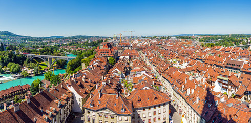 Panorama der Stadt Bern, Schweiz