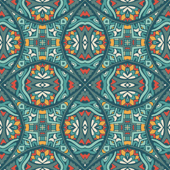 geometric doodle seamless vector pattern