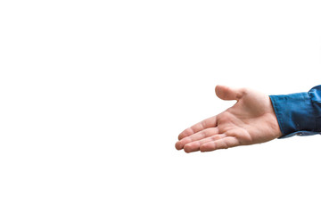 Die flache Hand als Richtungsweiser