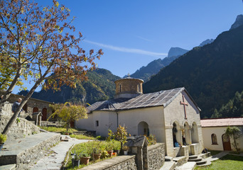 ordodox monastery in Konitsa Ioannina Greece