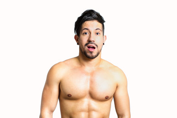 Fototapeta premium joven fitness latino