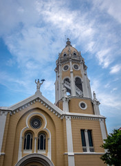 Fototapeta na wymiar San Francisco de Asis Church in Casco Viejo - Panama City, Panama