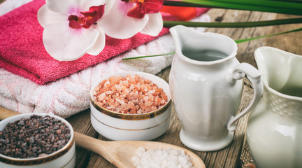 Various types of salts