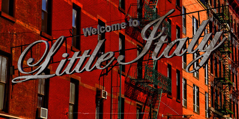 Naklejka premium Little Italy, New Yorlk