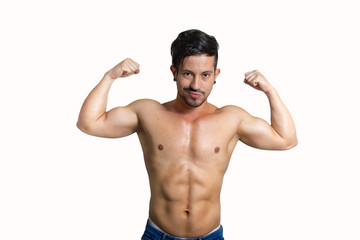 Fototapeta premium joven fitness latino