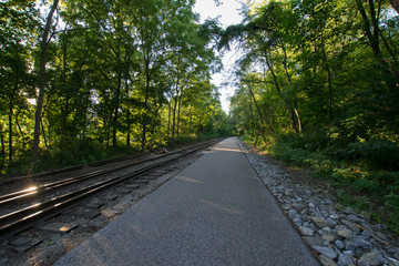 Fototapeta na wymiar Heritage Rail Trail County Park York, Pennsylvania