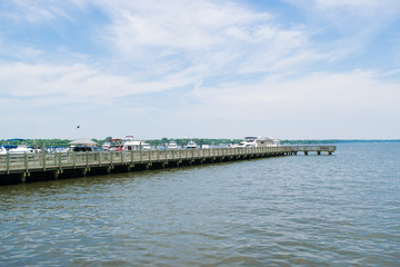 Fototapeta na wymiar Havre De Grace, Maryland next to the Susquehanna River