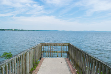 Obraz premium Havre De Grace, Maryland next to the Susquehanna River