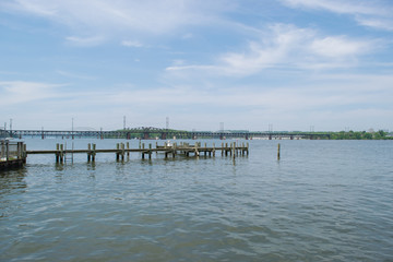 Fototapeta premium Havre De Grace, Maryland next to the Susquehanna River